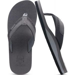 Kalanka-Tongs Hommes Été Cuir En Tissu Plage Sandales Mousse De Yoga Piscine Chaussures - Neuf