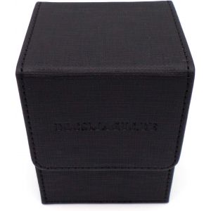 Premium Magnetic Flip Box (100) Black + Deck Divider-Mtg Pkm Ygo-Boite Noir - Neuf
