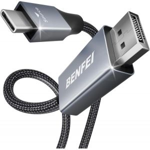 Câble Usb-C Vers Displayport De 0,9 M (4K @ 144 Hz), Câble Usb Type-C Vers Displayport [Compatible Thunderbolt 3/4] Avec Iphone 15 Pro/Max, Macbook Pro/Air 2023, Ipad Pro, Imac, S2[BLE7111895] - Neuf