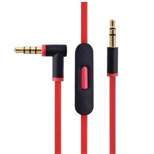 Câble audio de remplacement pour casque Beats by Dr Dre avec micro en ligne pour Studio/Executive/Mixr/Solo/Wireless/Pro - Neuf