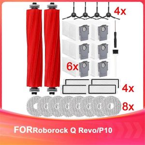 Accessoires pour aspirateur robot Q/P10 : kit d'accessoires de rechange avec brosses principales et sacs &agrave; poussi&egrave;re - Neuf