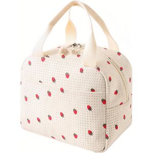 KALANKA-Sac Isotherme Repas Pour Homme Femme Enfant Sac Lunch Box Isotherme Sac &agrave; Lunch Isol&eacute; En &eacute;Tanche r&eacute;utilisable Sac Lunch Isotherme Portable pour Bureau Voyage Pique Nique - Neuf