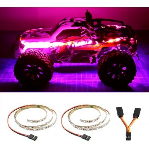 KAL-Bande Lumineuse Led Pour Avion À Aile Fixe Rc Avion Aile Volante Ar Wing Drone Modèle Voiture Camion (Rose) - Neuf