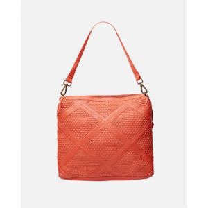 Bohemian en cuir crossbody sac orange - Neuf