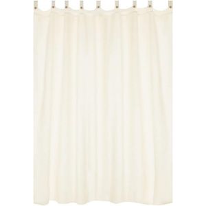 Checarzhn--No1-Rideau De Tonnelle En Toile Latérale Pour Extérieur, Couleur Beige, Avec Passants Et Fermeture Avec Bouton 140 X 280 Cm - Neuf