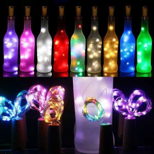 Guirlande Lumineuse Pour 10 Bouteilles De Vin, Pour Festival, Fête, Mariage - Neuf