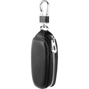 Etuis Porte Clés,Porte Cle Voiture en Cuir,Étui à Clé de Voiture avec Fermeture Éclair et Crochet en Métal,Sac à Clé de Voiture,Porte-Clés de Voiture pour Hommes,Femmes.[D18] - Neuf