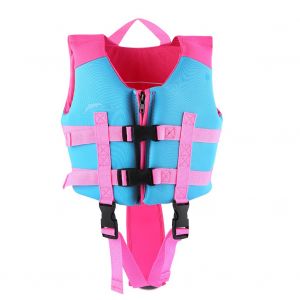 Gilet De Sauvetage En Neoprene Pour Enfants, Veste De Derive Reglable, Sports Nautiques Pour Enfants - Neuf