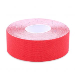 1 Rouleau De Bandage Adhesif En Coton Impermeable Pour Blessures Musculaires (Rouge) - Neuf
