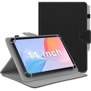 Kal-Universel Coque Étui Pour Toutes Les Tablettes 11 Pouces, Housse De Protection Pour 11,1 Pouces Tablette, Case Cover En Cuir De Voyage, Pour Tablettes 11-12 Pouces Android/Ios/Windows - Neuf