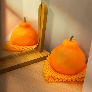 Lot de 3 balles anti-stress pour enfants, jouets réalistes en gélatine aux fruits - Neuf