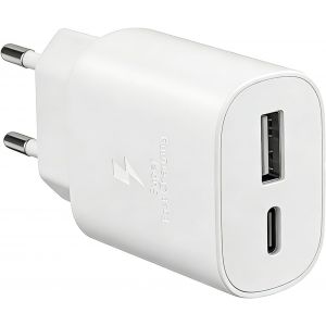 JGD-Chargeur Prise USB C Compatible with iPhone 16/16 Pro/16 Pro Max/16 Plus/15/14/13/12/11 /SE/X/XR/XS/Mini, Samsung Galaxy S25 S24 S23 S22, 25W USBC Rapide Adaptateur Type C Secteur Mural Alimentat - Neuf