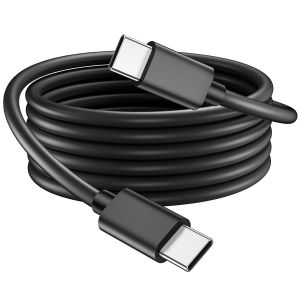 KALANKA-C&acirc;ble USB C &agrave; C de 1.8M pour HP Chromebook pour Lenovo Portable,65W C&acirc;ble Chargeur USB C Ordinateur Portable pour Thinkpad/Acer/Yoga/Dell/Asus Chromebook/Samsung/Google Tablets pour Huawei Ma - Neuf