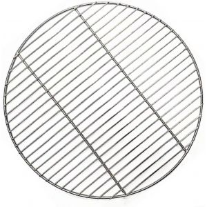Ulteronixshop-Grille de barbecue ronde en acier inoxydable pour cuisson au charbon de bois (30 cm) - Neuf