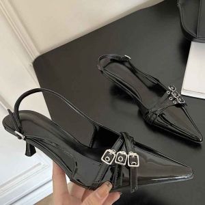 Escarpins Peu Profonds Pointus Parker Pour Femmes,Chaussures À Talons Pour Femmes,Escarpins À La Mode,Chaussures À Talons Moyens,Mules, - Neuf