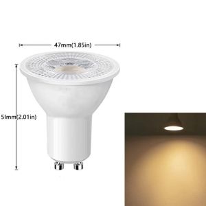 KALSA-Ampoule De Projecteur Led Gu10 Ac220V, 3/6/9/12W, Éclairage D'Intérieur, Facile À Installer, Adaptée À La Cuisine Et Au Salon, 1 À 10 Pièces,Warm White,220V(175-265V) - Neuf
