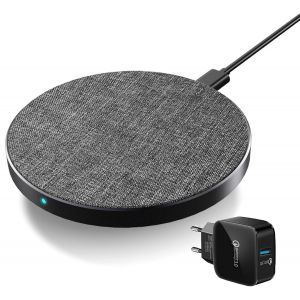 Eryi-15w Chargeur Sans Fil, [Adaptateur Qc 3.0 Inclus] Chargeur Induction Rapide Compatible Avec Iphone 16 15 14 13 12 11 Xs Xr Se X Samsung Galaxy Z Flip S25 S24 S23 S22 S21 S20 Note 20/10 Huawei - Neuf