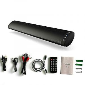Haut-parleur Bluetooth Barre de son super forte Haut-parleur sans fil pour TV Home Cinéma Subwoofer avec Ligne & Remo - Neuf