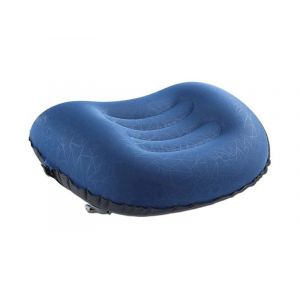 Oreiller de camping gonflable - Bleu fonc&eacute; - L&eacute;ger, compact et ergonomique pour l'ext&eacute;rieur et les voyages - Neuf