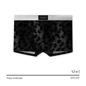 Sous-V&ecirc;tements Pour Hommes Imprim&eacute; L&eacute;opard Noir Ciel &Eacute;toil&eacute; Soie Glac&eacute;e Boxershorts Hommes S&eacute;chage Rapide Respirant &Eacute;t&eacute; Antibact&eacute;rien Cale&ccedil;on.Style B.2xl 75-85kg - Neuf