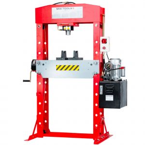 Presse d'atelier &eacute;lectro-hydraulique 50 t avec cylindre mobile 230V MW Tools PEH50 - Neuf