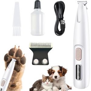 Tondeuse Chien Set, Tondeuse Pour Chien Avec Aspirateur, Tondeuse Silencieuse Pour Pattes D'animaux Domestiques Pour Chiens Chats Pattes, Yeux, Oreilles, Visage, Corps - Neuf