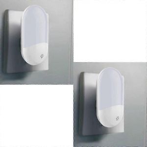 « Veilleuse Pour Enfants Veilleuse Led Prise Électrique Multicolore Automatique Plug-And-Play Secteur Veilleuse Avec Capteur Crépusculaire (2 Pièces) » - Neuf