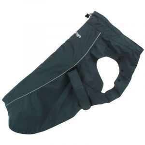 Red Dingo Perfect Fit Manteau Pluie Noir Pour Chien - Neuf