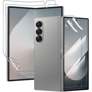 Hydrogel Protective Film For Samsung Galaxy Z Fold 6, 2+2 Pieces Tpu Screen Protectors Hd Transparent Soft (Non-Tempered Glass) - Neuf
