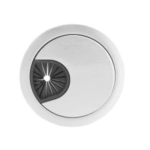 Ordinateur PC en acier inoxydable diamètre extérieur 50mm bureau oeillet câble trou couvercle - Neuf