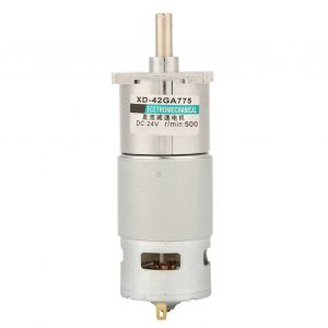 Micro-moteur a engrenages CC XD-42GA775, regulation de vitesse, sens horaire, antihoraire (500 tr/min, 24 V) - Neuf