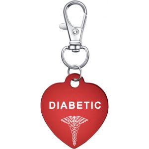 Kal-Porte-Clés Médical Id D'alerte Médicale Pour Homme Et Femme Rouge Sirène D'urgence Amour Mode Médicale Charme Accessoires Cadeaux - Neuf
