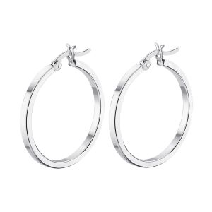 Boucles D'oreilles Cr&eacute;oles Lotus Silver - Neuf