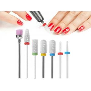 Ensemble De 7 Forets De Meulage Pour Nail Art, Pour Outils De Manucure Et De P&eacute;dicure - Neuf