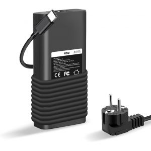 KALANKA-65W USB C Ordinateur Portable Chargeur pour De LL Latitude 3400 3500 7300 7400 Xps 12 13 15 9250 9343 9350 Chromebook 3380 5190 Venue 5855 5056 Tipo C câble Ordinateur Portable - Neuf