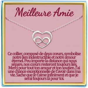 Kalanka-Belle Fille Collier Maman Cadeau Soeur De Coeur Meilleure Amie Mamie Tata Niece Marraine Demande Filleule Cousine Copine Atsem Aesh Nounou Maitresse Institutrice Maternelle Bijou Idee Origina - Neuf