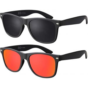 Lunettes De Soleil Uv400 Cat3 Homme Femme Vintage - Neuf