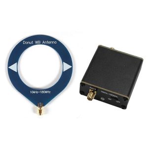 Antenne Donut &agrave; large bande 10 kHz-180 MHz pour talkie-walkie radio SDR Bleu - Neuf