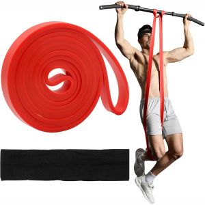 1 Pcs Elastique Musculation, Elastique Sport En Latex Bande Elastique Musculation Avec Sac, Bande De Résistance Bande Elastique Fitness Pour Exercice Gym Fitness Pilates Yoga - Neuf