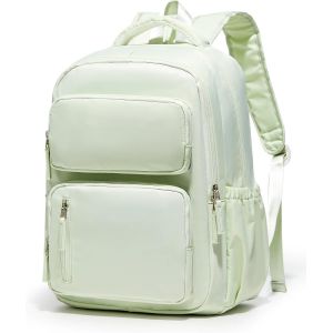 Sac a Dos Scolaire Multipoches,Sacs D'école Cartable Primaire Grand,Sac à Dos Lycee,Sac Université Femme,Sac Scolaire Ado 30L[T485] - Neuf