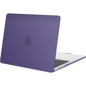 Compatible Avec Macbook Air 13 Pouces Coque M4 M3 M2 2025-2022 Touch Id Liquid Retina De 13,6 Pouces, Coque Protection Rigide Pour Mac Air M4 M3 M2 13 A3240 A3113 A2681,Violet Impérial - Neuf