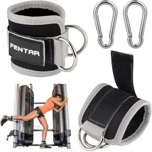 2pcs Sangle Cheville Musculation Poulie R&eacute;glable Gymnastique,Bande De Support Cheville Sangle,Bande Poignet Musculation Sangle De Levage Prot&egrave;ge Poignet Support Machine &Agrave; C&acirc;ble.[K576] - Neuf