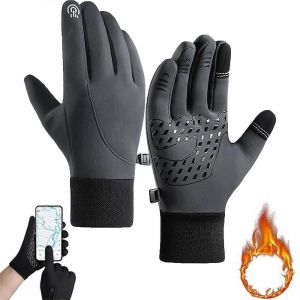 Schneeheld Gants, Premium Gris Gants Thermiques XL, coupe-Vent, Imperm&eacute;ables, Gants d'Hiver pour le Froid - Neuf