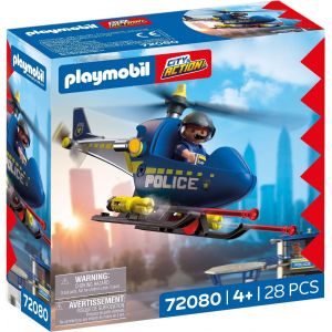 Playmobil City Action 72080 - h&eacute;licopt&egrave;re de police - Neuf
