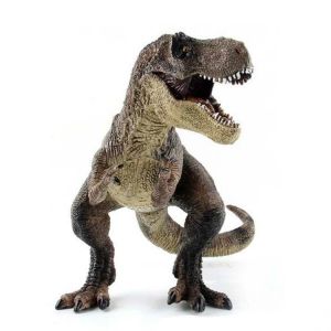 Mod&egrave;le De Jouet Dinosaure-Figurine De Simulation Statique De Tyrannosaure Brun - Neuf