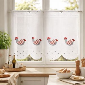 Brise Bise Aux Broderies De Poules - Neuf