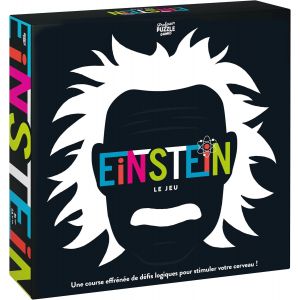 Sansh-Professor Puzzle- Einstein Le Jeu - Jeu D'ambiance Pour Tous Les Qi ¿ 9 Catégories- De 2 À 10 Joueurs - Affrontez-Vous En Équipe Et Soyez Les 1er À Répondre Pour Gagner Des Espaces Clés Sur Le - Neuf