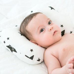 Oreiller Blanc Pour Nouveau-Né, 22 X 18 Cm, En Coton Doux, Lavable Et Hypoallergénique, Pour Lit De Bébé. - Neuf