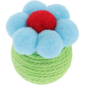 Subzonal-Balle Chat Avec Clochette Int&eacute;rieur, Balle Interactive Pour Chat, Balles &Agrave; M&acirc;cher Pour Chat Pour Nettoyage S&ucirc;r Des Dents Vert - Neuf