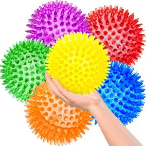 3,5'' grande balle de jouets pour chiens,paquet de 6 Squeaky oys,durable pour les m&acirc;cheurs agressifs,balle pointue pour des dents propres et l'entra&icirc;nement,jouets de r&eacute;cup&eacute;ration pour gran - Neuf